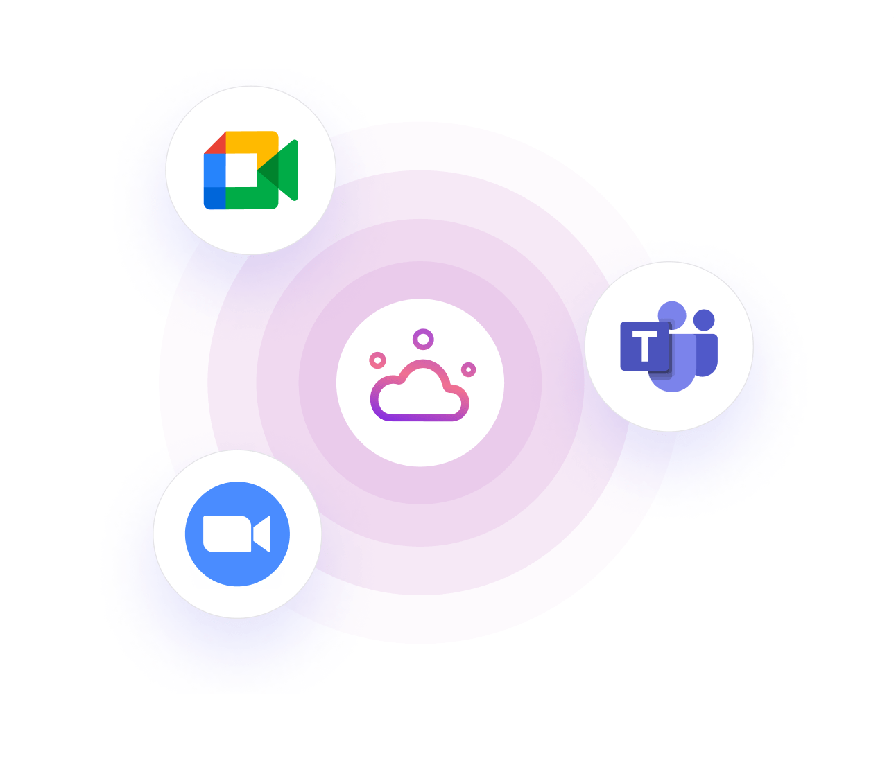 Conference tool icons with tactiq icon